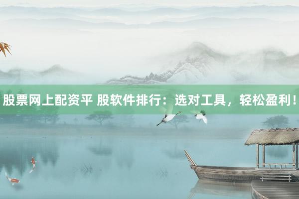 股票网上配资平 股软件排行：选对工具，轻松盈利！
