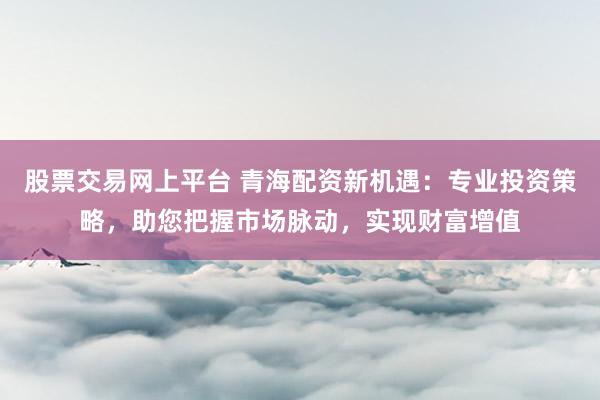 股票交易网上平台 青海配资新机遇：专业投资策略，助您把握市场脉动，实现财富增值