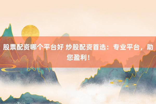股票配资哪个平台好 炒股配资首选：专业平台，助您盈利！