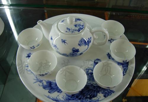 七头茶具 骨质瓷茶具套装 陶瓷制品 茶具礼品产品,图片仅供参考,淄博