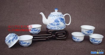 图 景德镇8头手绘功夫茶具青花瓷珍藏茶具北京销售 北京艺术品 收藏品